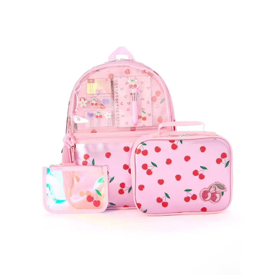 Kids' 16L Kids Backpack with Clear Lunch Stationery